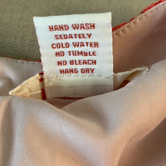 Sundance Emma Coral Orange Lace Cutout Flare Dress - 4 - Picture 12 of 12